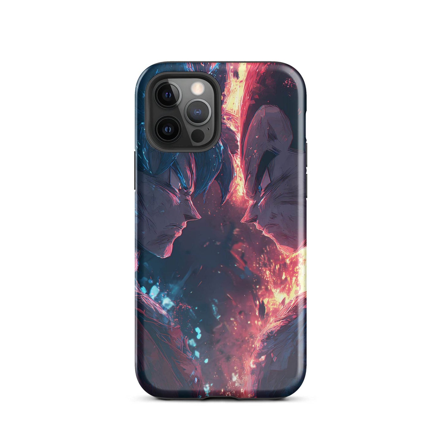 Goku Vs Vegeta, Dragon Ball Z Anime Fan Art Tough Case for iPhone® - Chromavolt