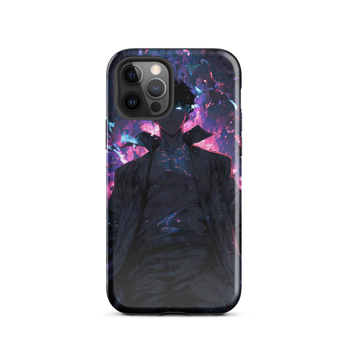 Solo Leveling Sung Jin Woo Anime Fan Art Tough Case for iPhone® - Chromavolt