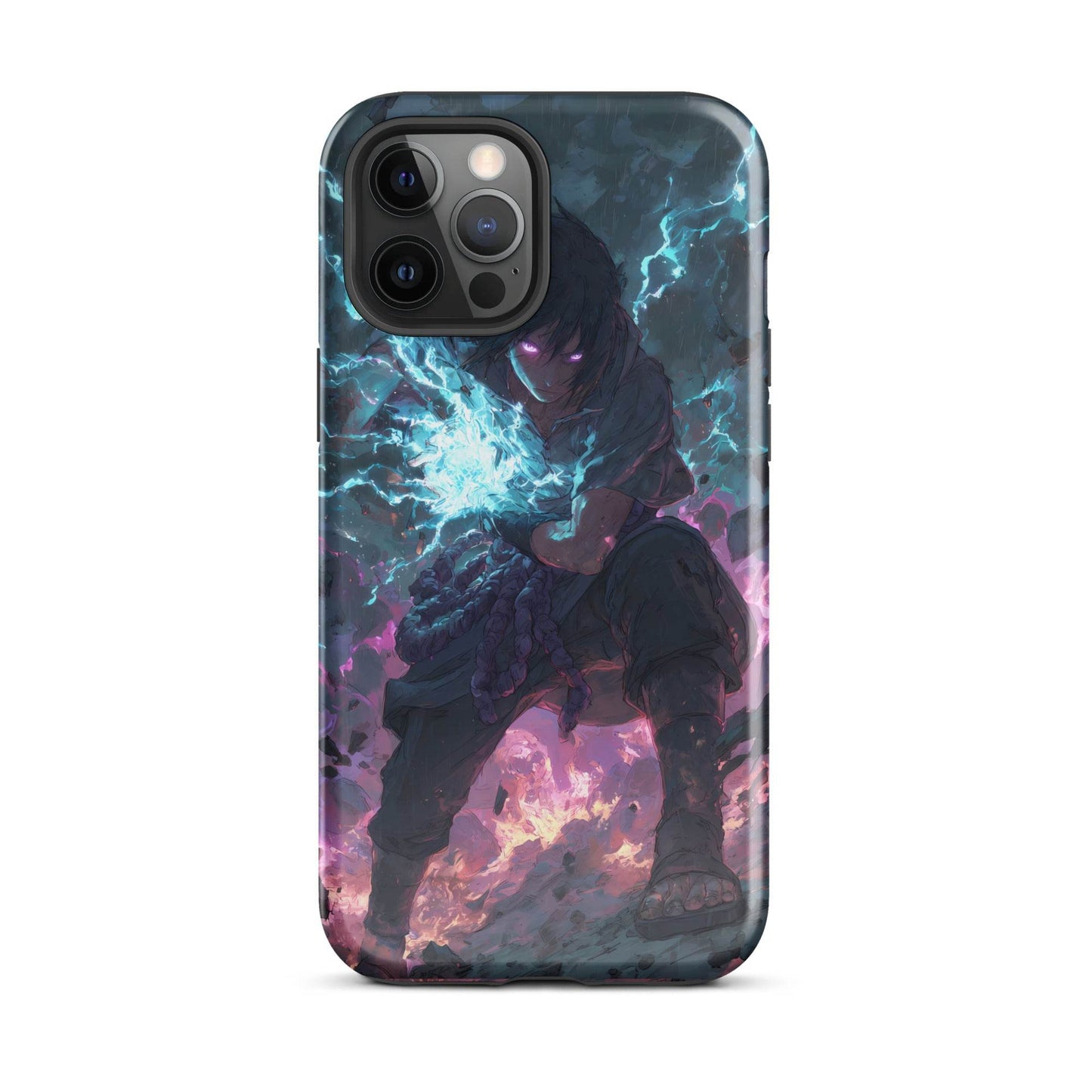 Sasuke Uchiha Chidori, Naruto Shippuden Tough Case for iPhone® - Chromavolt