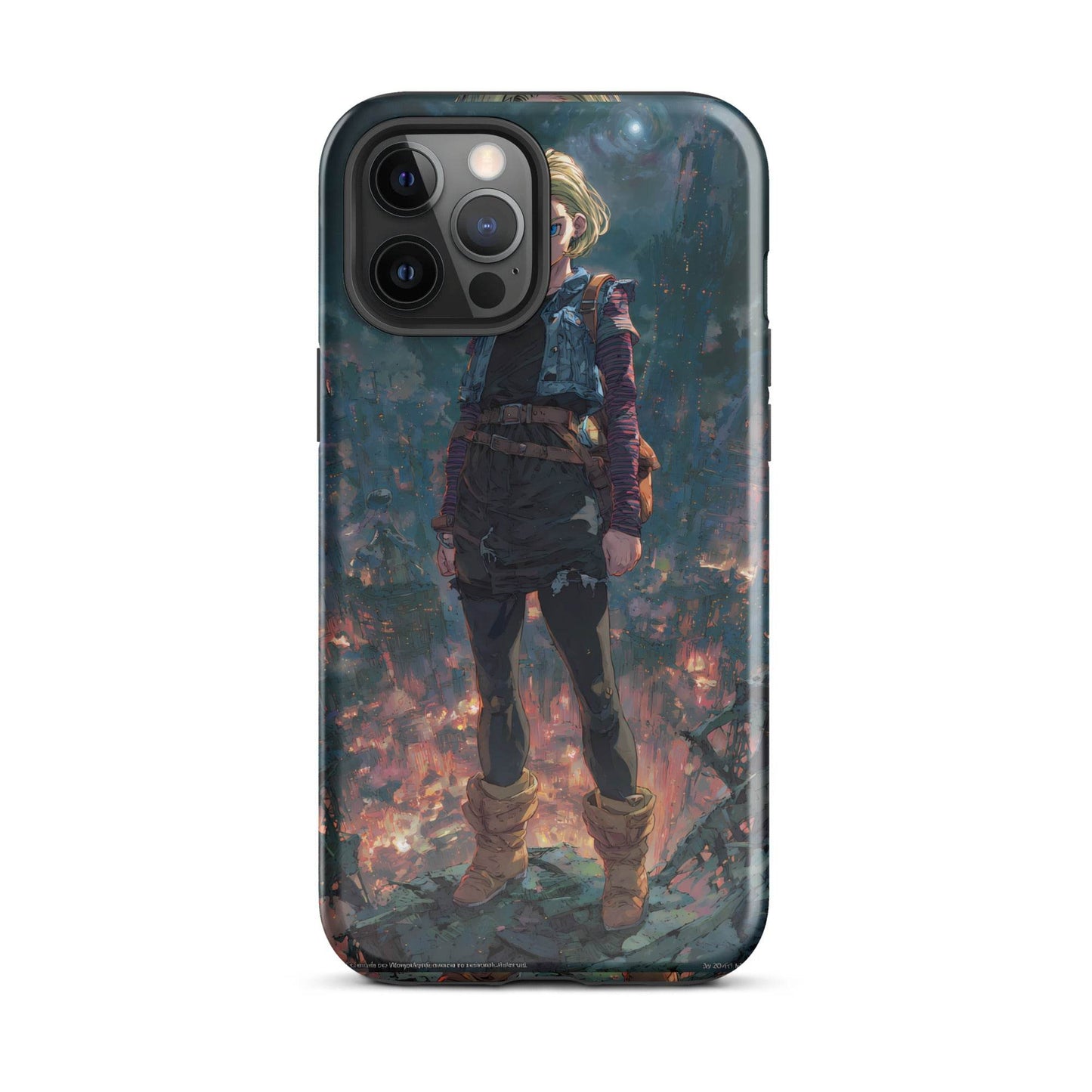 Android 18 Dragon Ball Z Anime Tough Case for iPhone® - Chromavolt