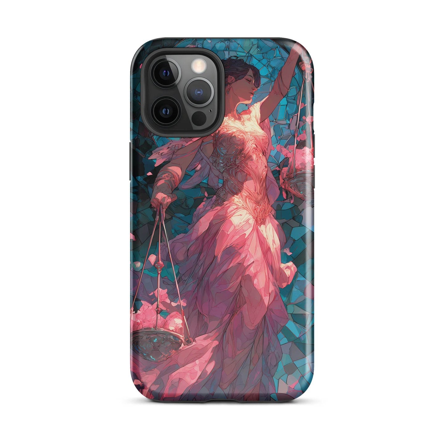 Libra Zodiac Sign Fan Art Tough Case for iPhone® - Chromavolt