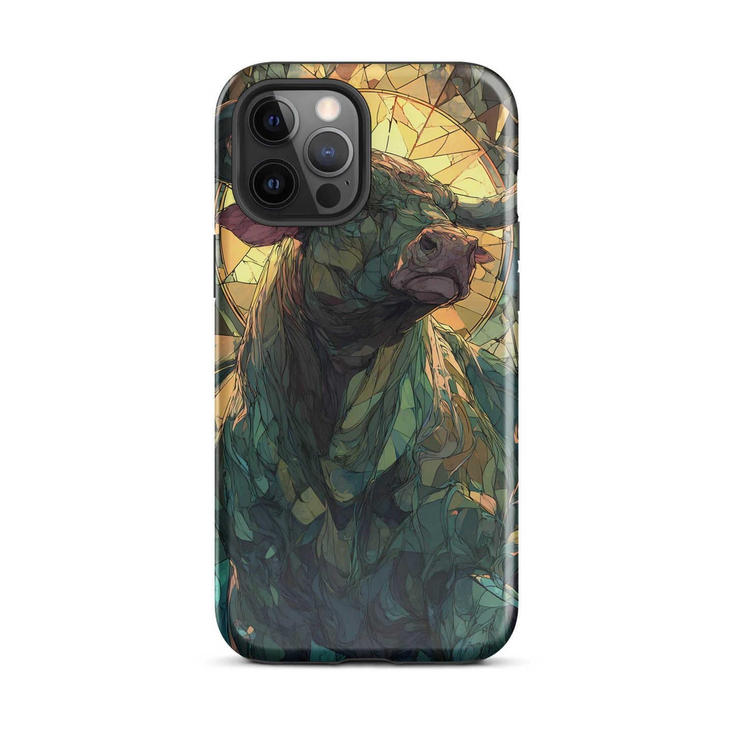Taurus Zodiac Sign Fan Art Tough Case for iPhone® - Chromavolt