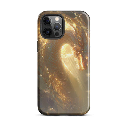 Light Dragon: The Celestial Flame Tough Case for iPhone® - Chromavolt