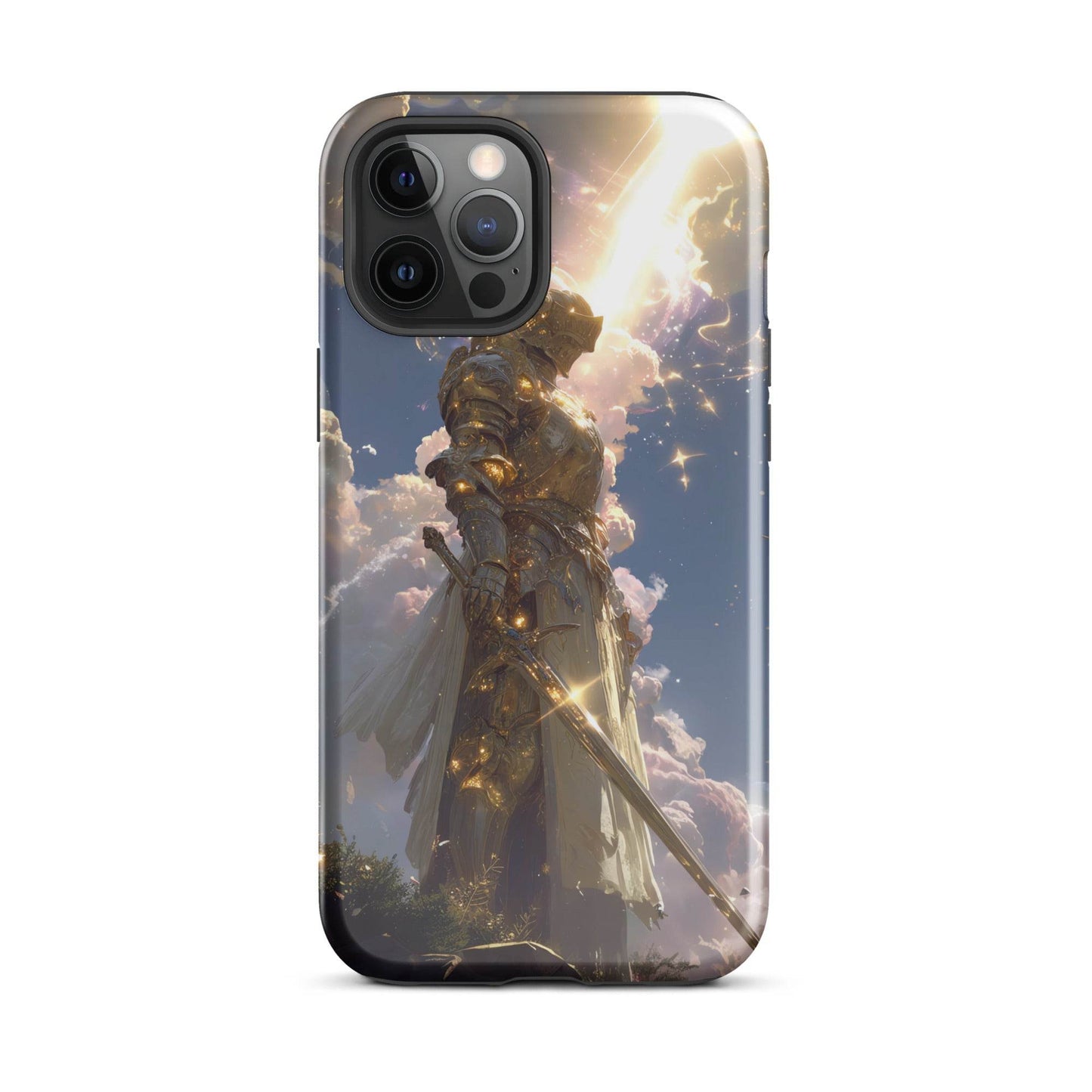Light Elemental Knight, Original Anime Art Tough Case for iPhone® - Chromavolt