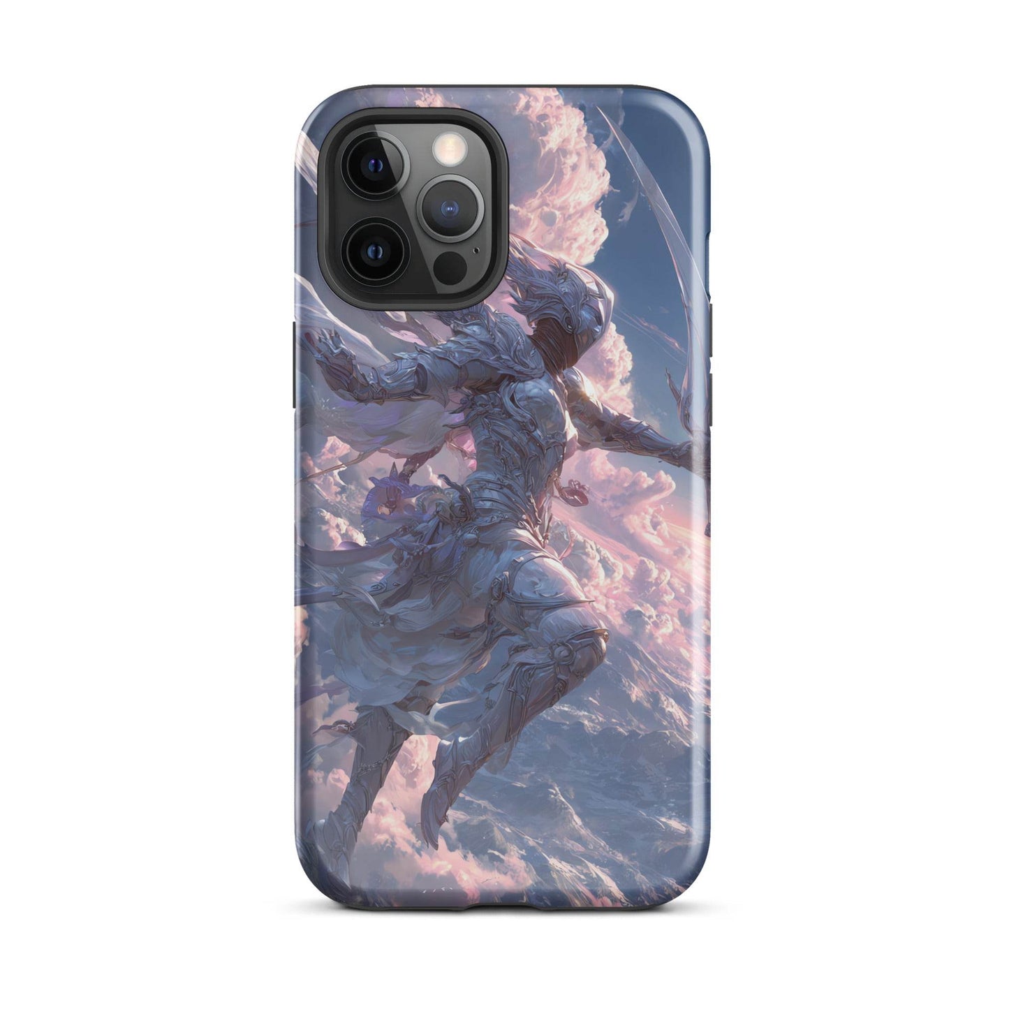 Wind Elemental Knight, Original Anime Art Tough Case for iPhone® - Chromavolt