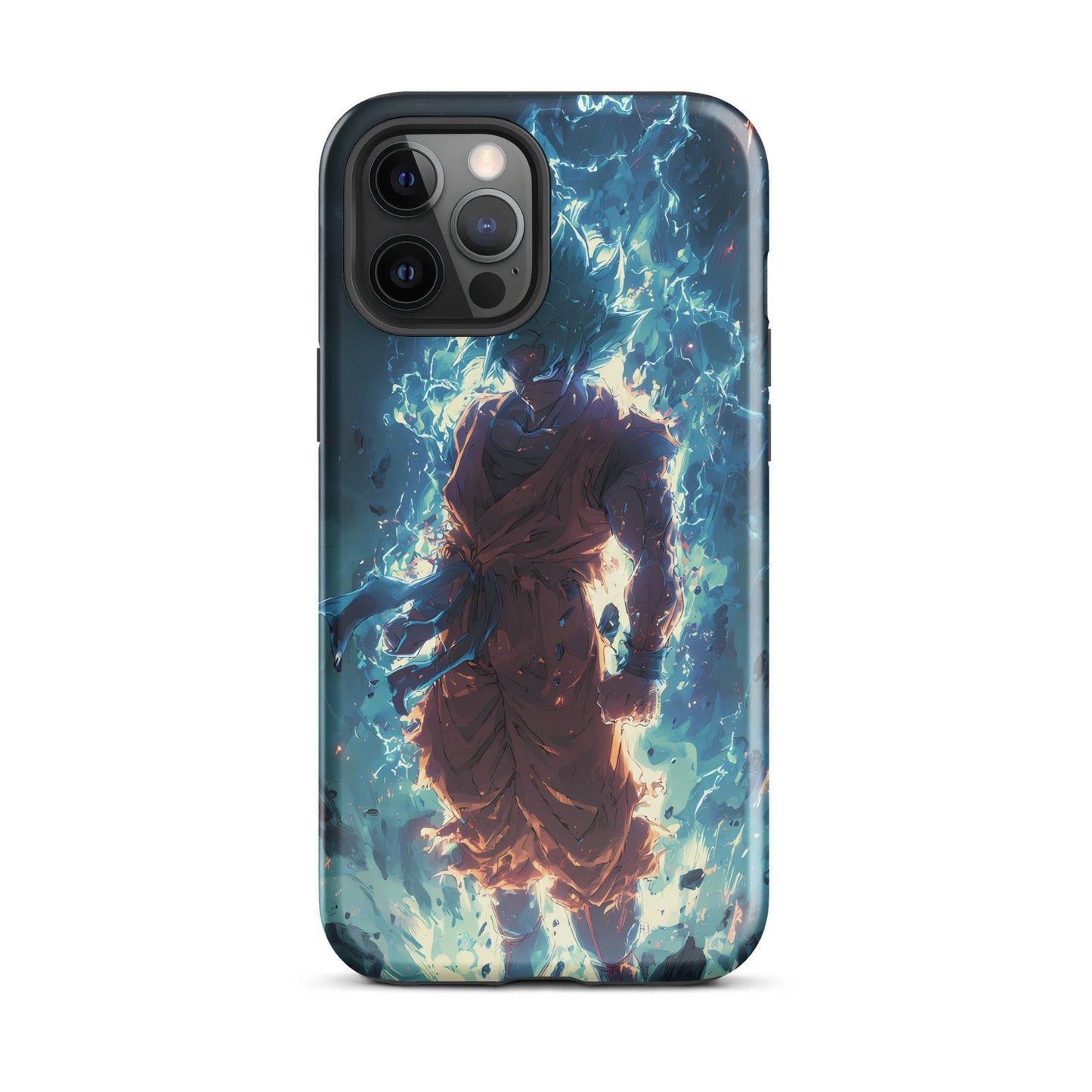 Super Saiyan Blue Goku, Dragon Ball Super Anime Fan Art Tough Case for iPhone® - Chromavolt