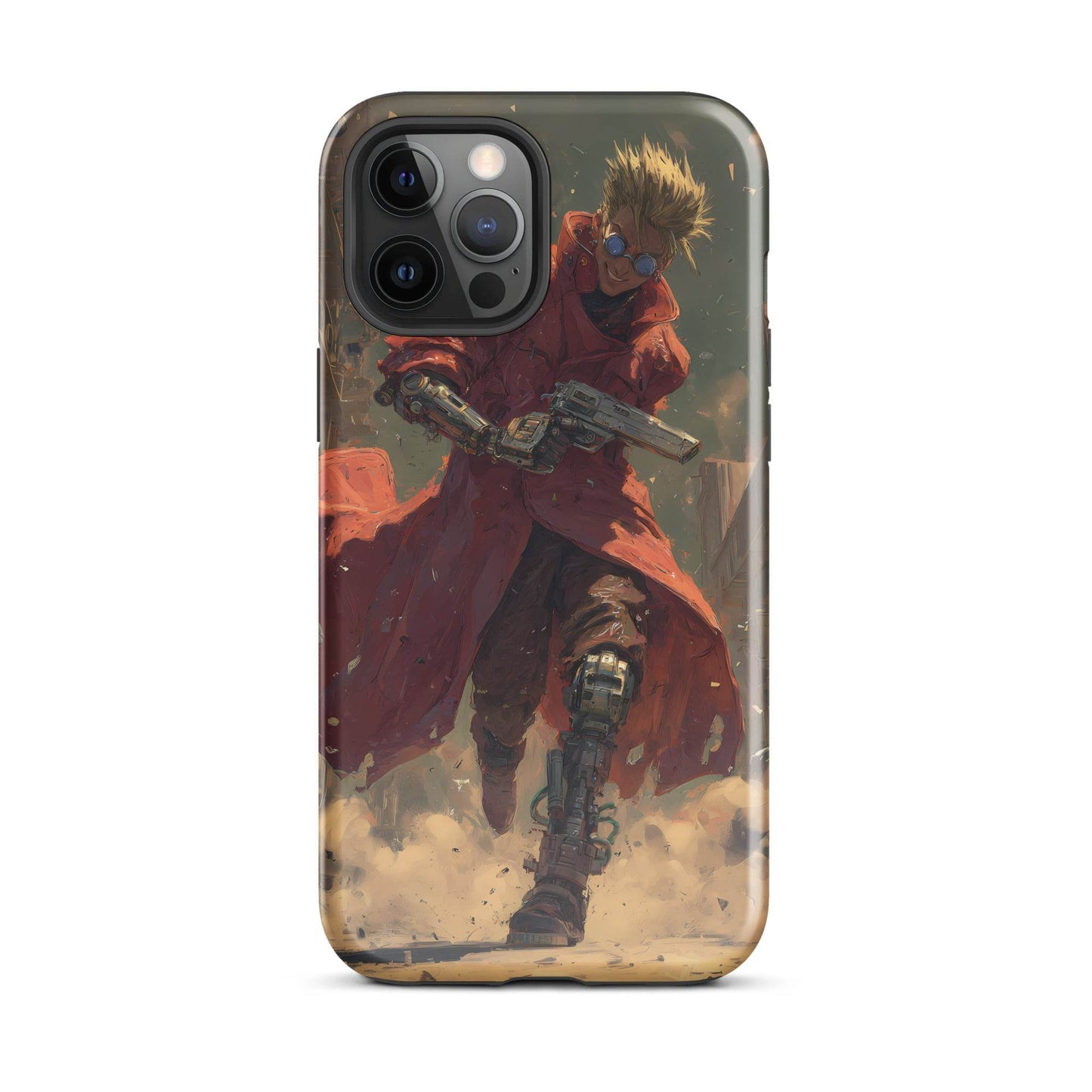 Vash the Stampede, Trigun Anime Fan Art Tough Case for iPhone® - Chromavolt