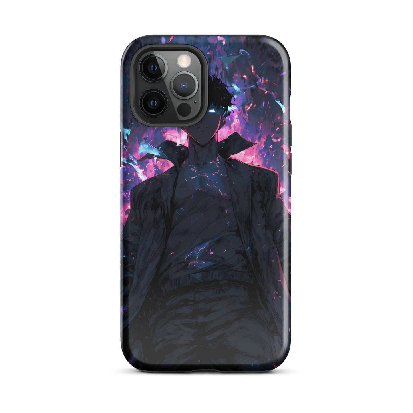 Solo Leveling Sung Jin Woo Anime Fan Art Tough Case for iPhone® - Chromavolt