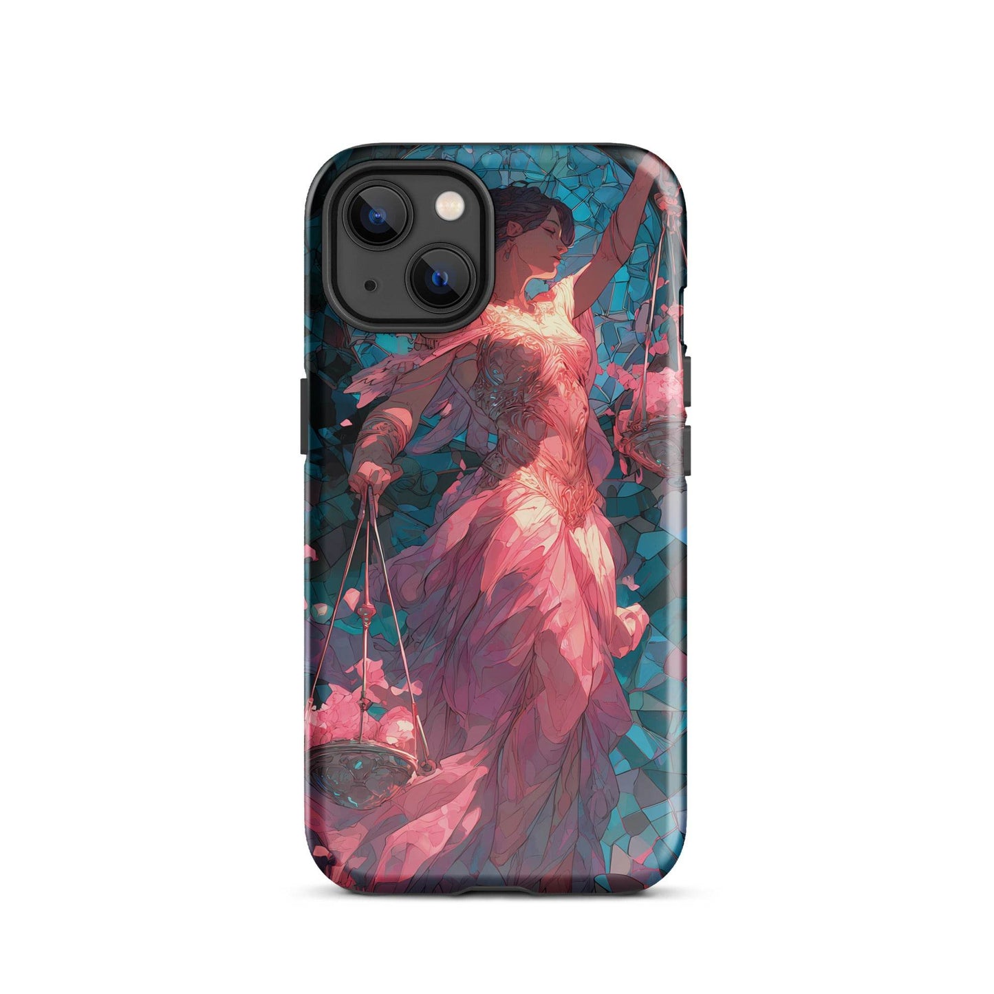 Libra Zodiac Sign Fan Art Tough Case for iPhone® - Chromavolt