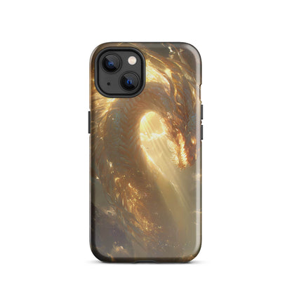 Light Dragon: The Celestial Flame Tough Case for iPhone® - Chromavolt