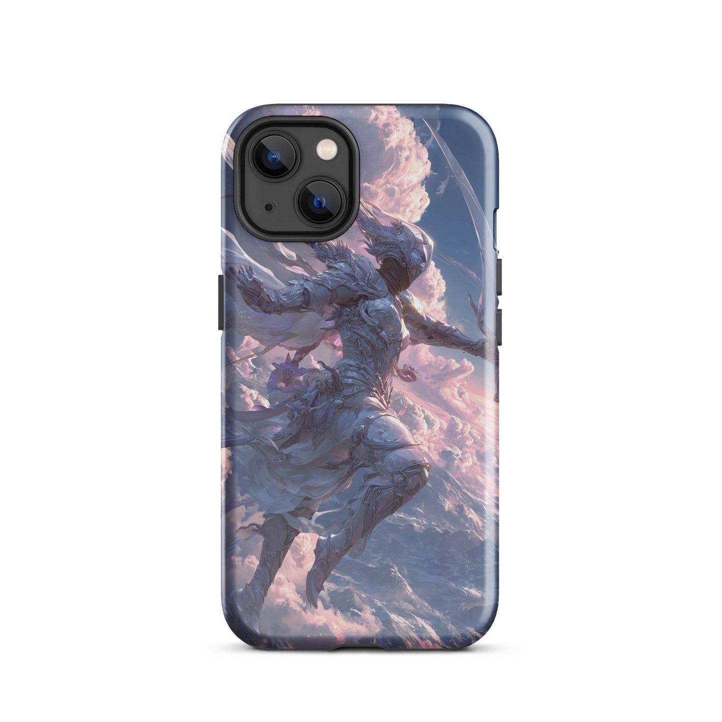 Wind Elemental Knight, Original Anime Art Tough Case for iPhone® - Chromavolt