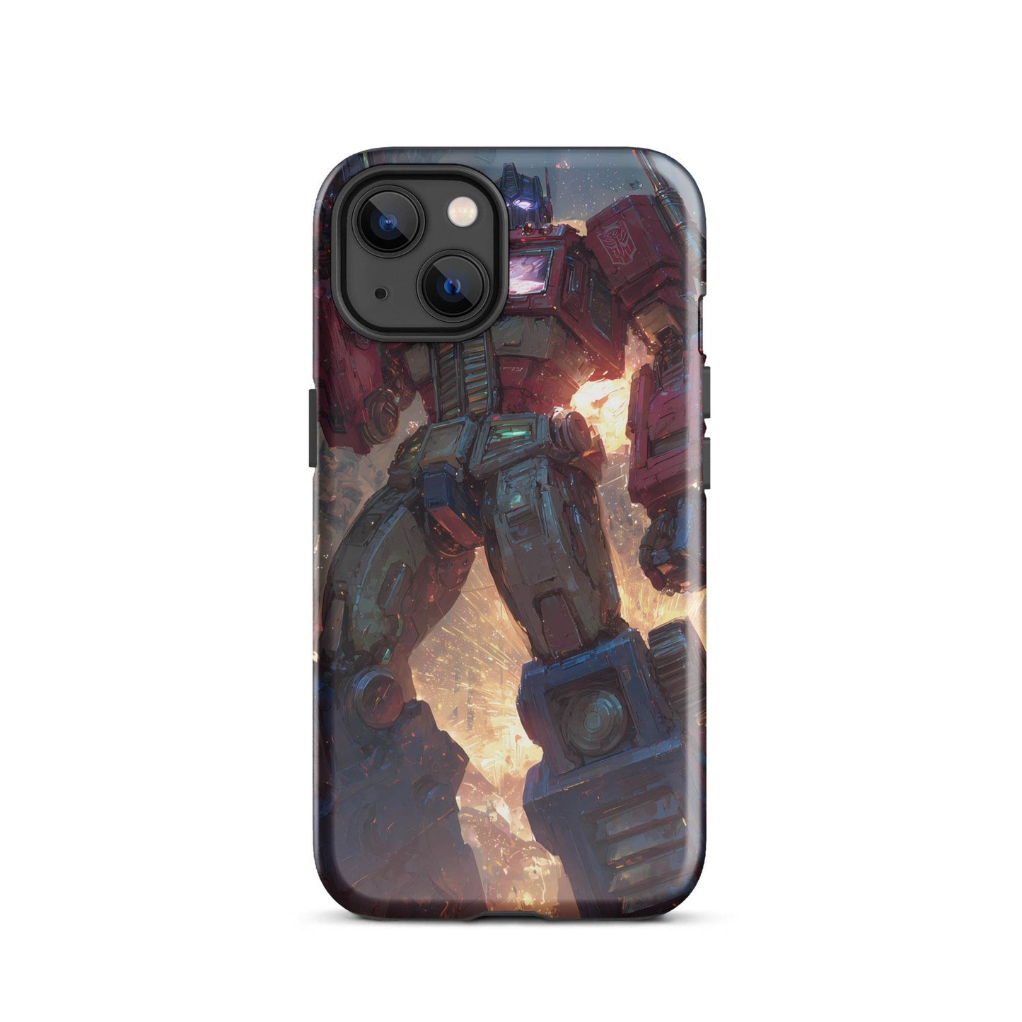 Optimus Prime Transformers Anime Fan Art Tough Case for iPhone® - Chromavolt