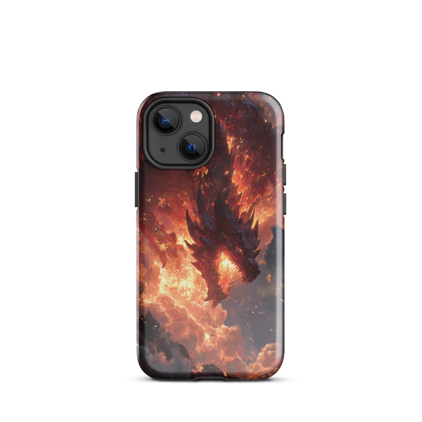 Fire Dragon: The Inferno Sovereign Tough Case for iPhone® - Chromavolt