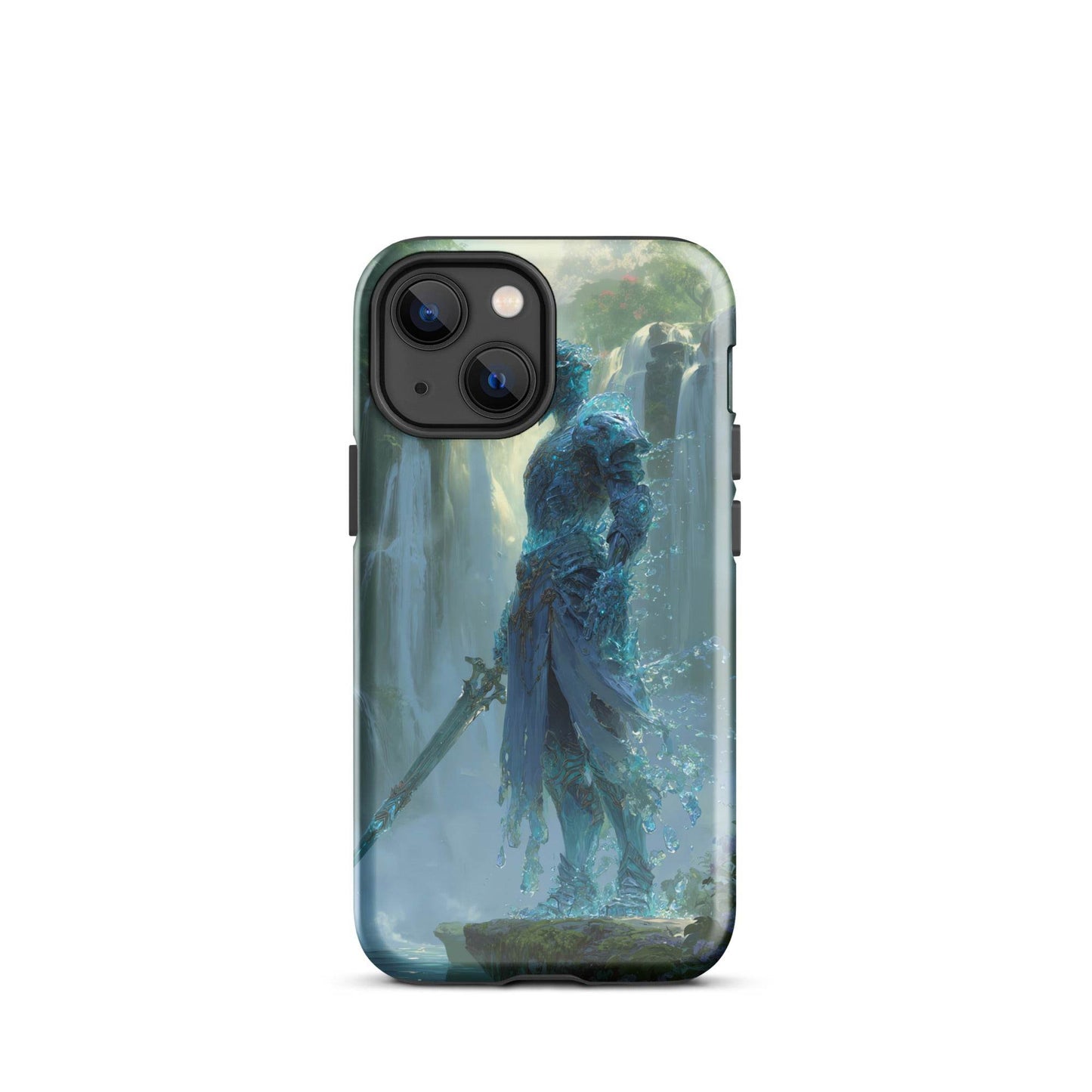 Water Elemental Knight, Original Anime Art Tough Case for iPhone® - Chromavolt