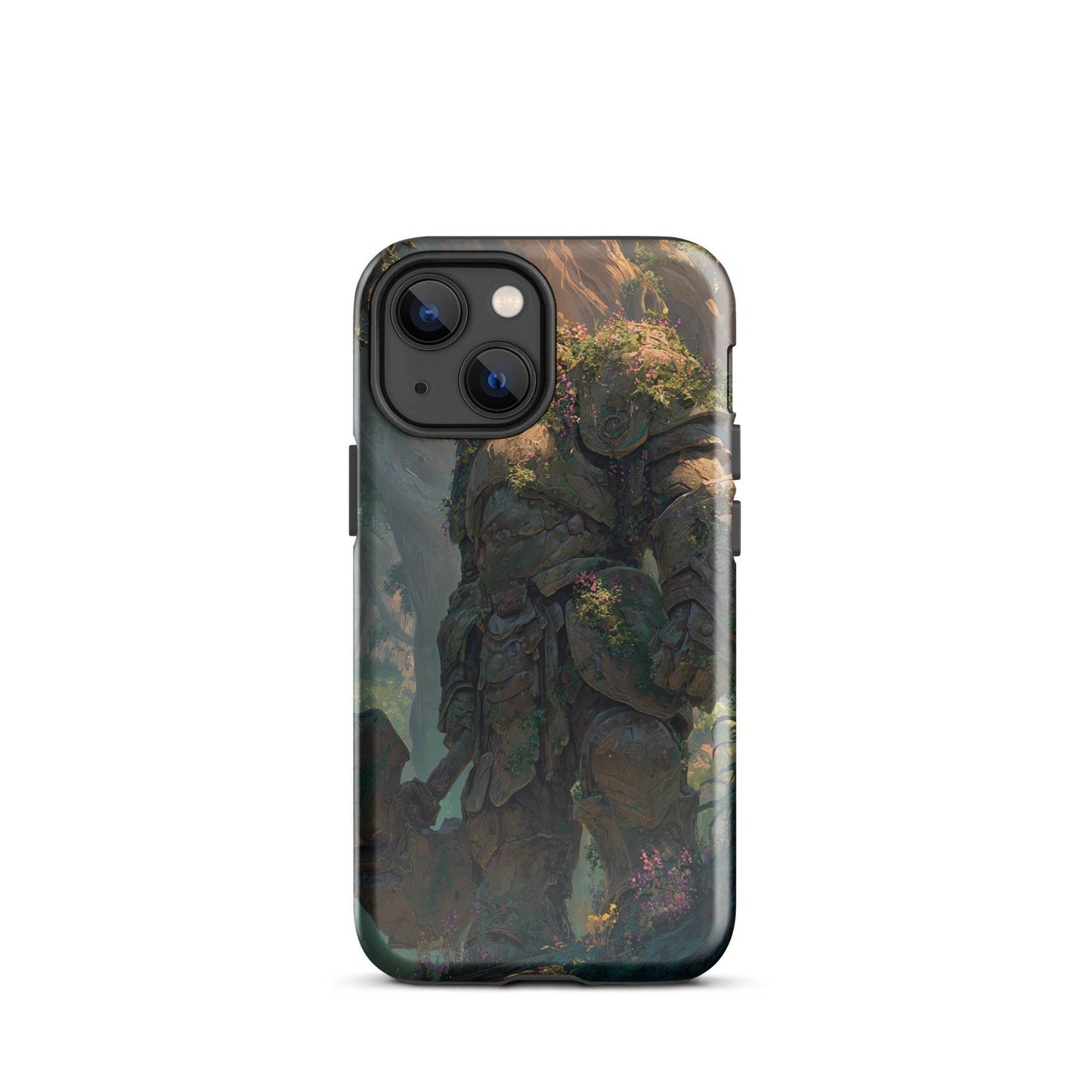 Earth Elemental Knight, Original Anime Art Tough Case for iPhone® - Chromavolt