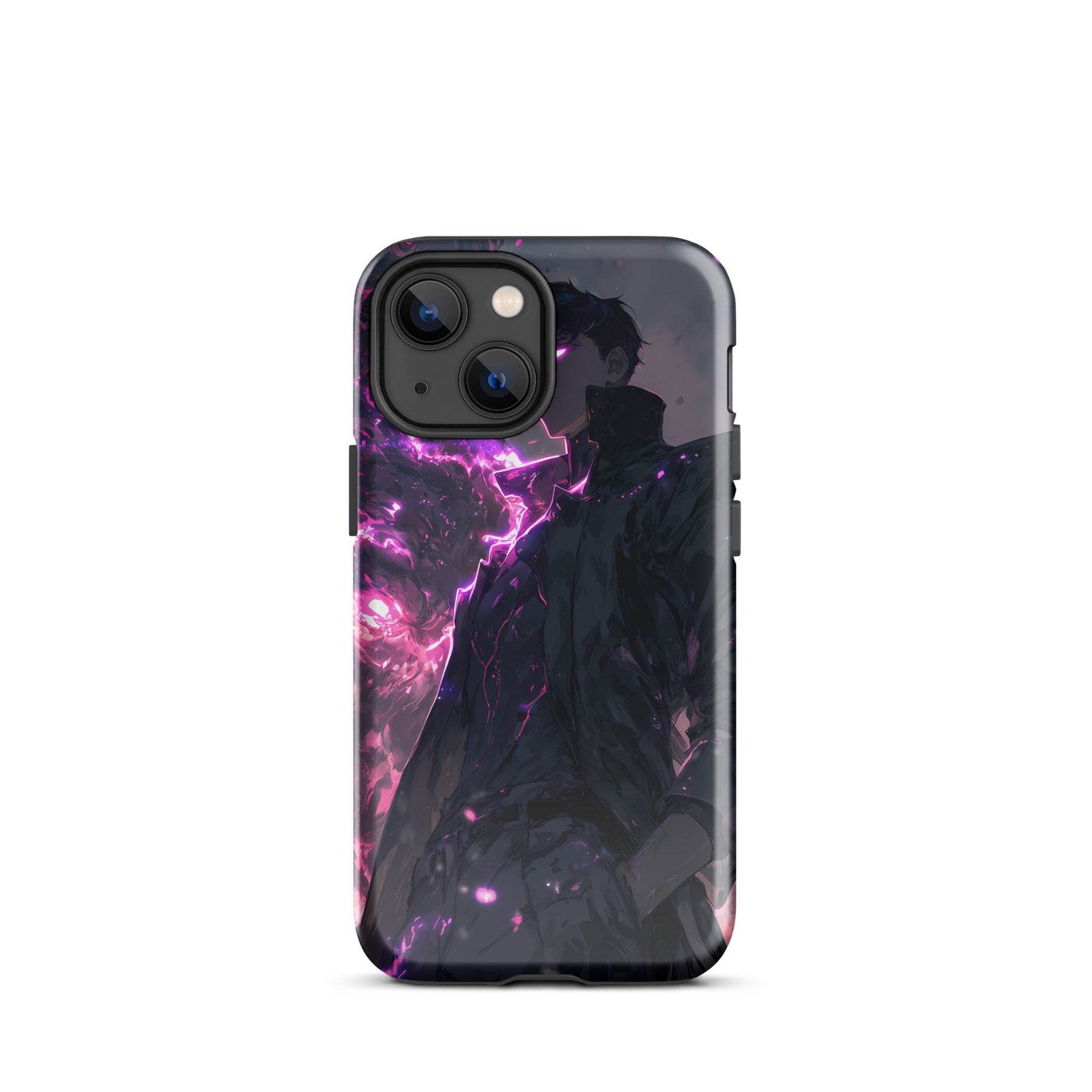 Solo Leveling Sung Jinwoo Shadow Monarch Anime Fan Art Tough Case for iPhone® - Chromavolt