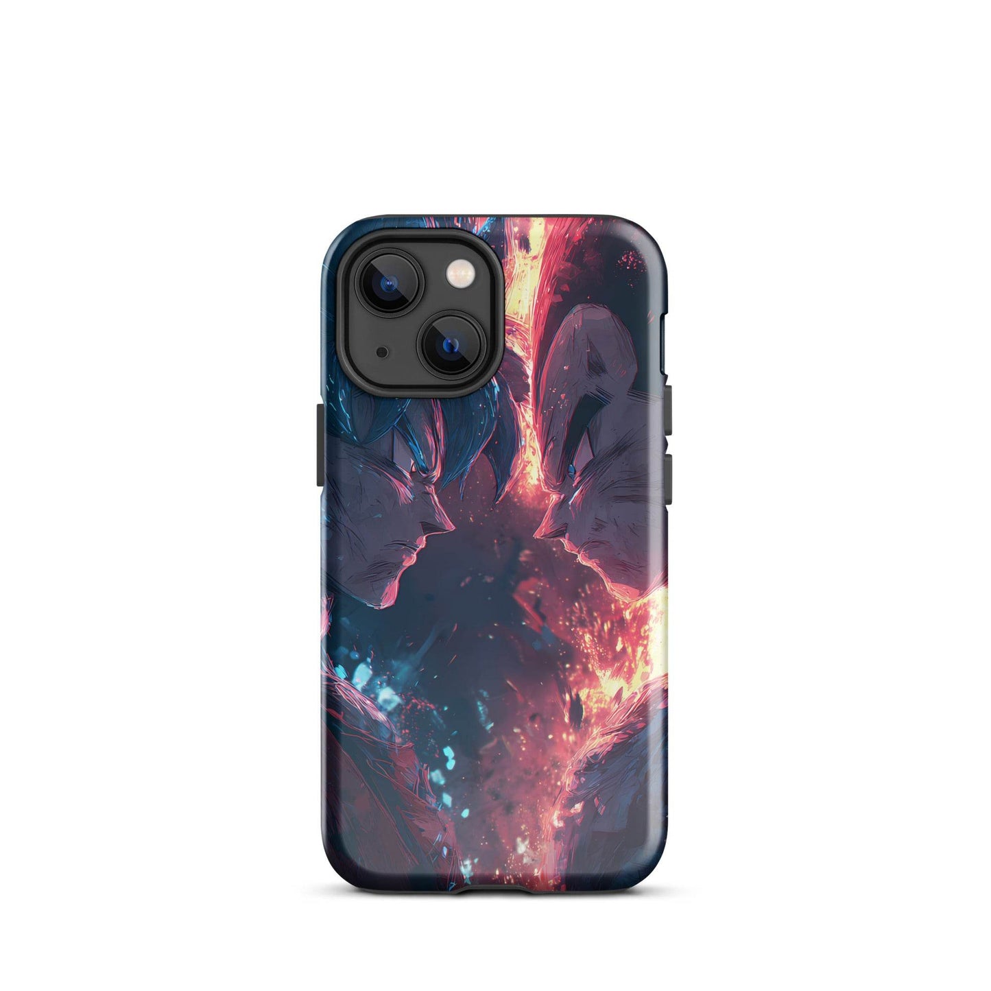 Goku Vs Vegeta, Dragon Ball Z Anime Fan Art Tough Case for iPhone® - Chromavolt