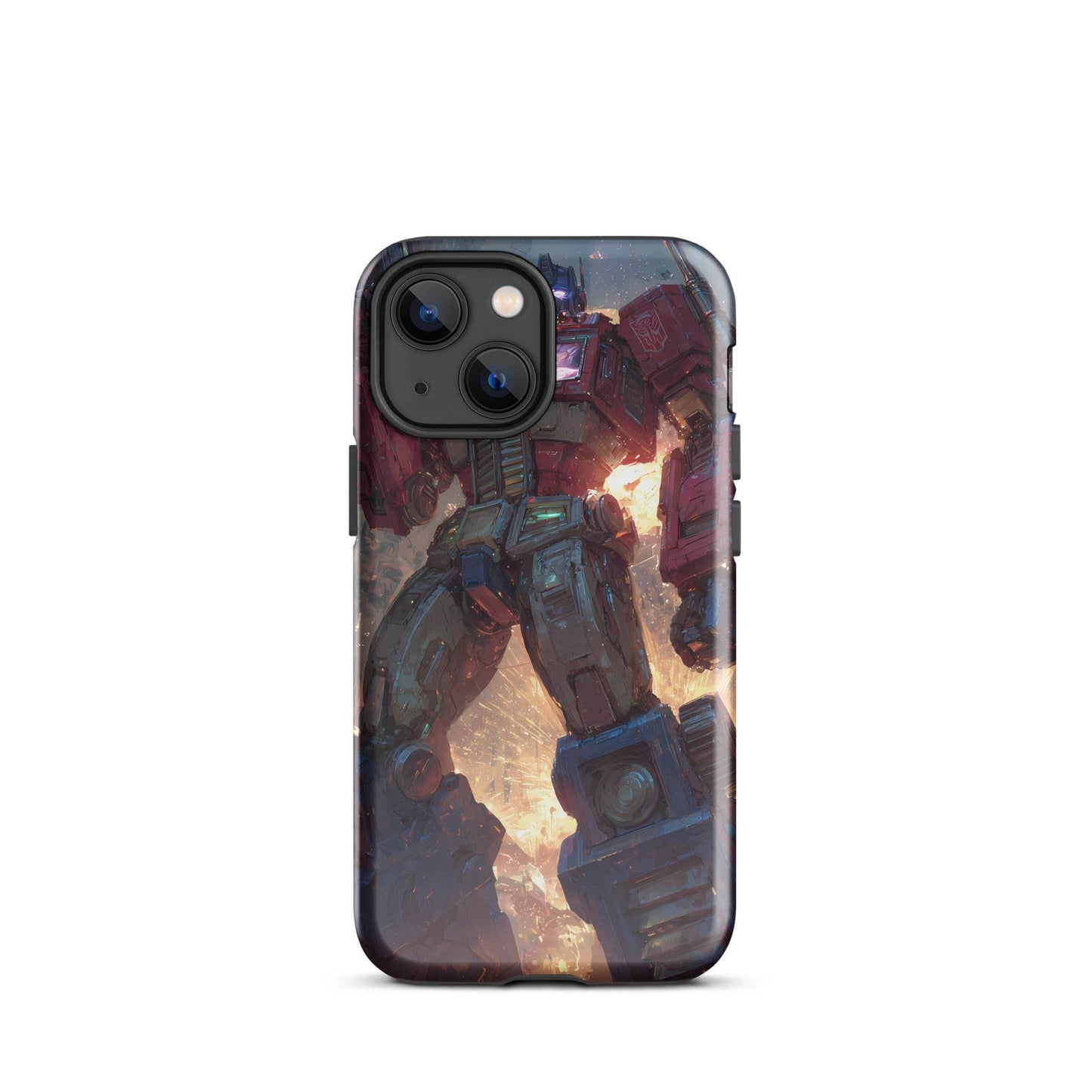 Optimus Prime Transformers Anime Fan Art Tough Case for iPhone® - Chromavolt