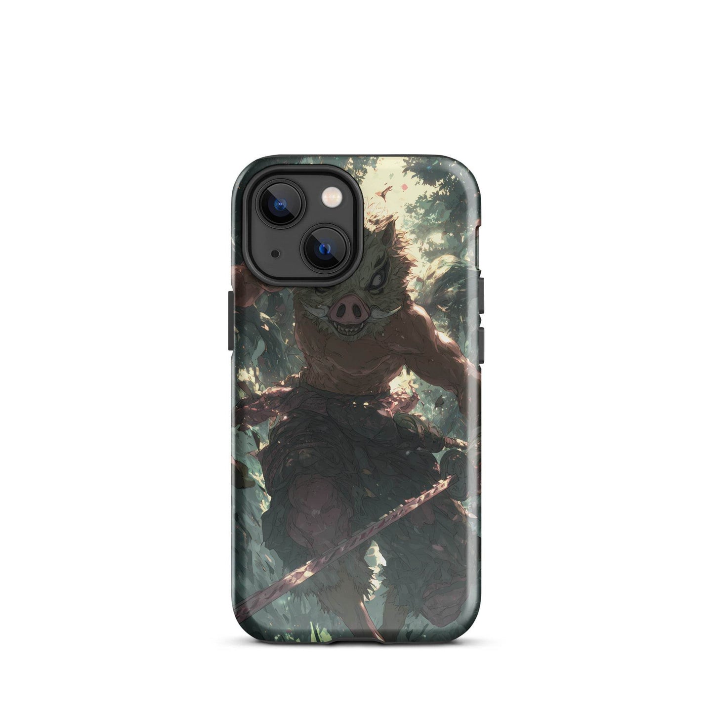 Inosuke Hashibira Demon Slayer Anime Fan Art Tough Case for iPhone® - Chromavolt