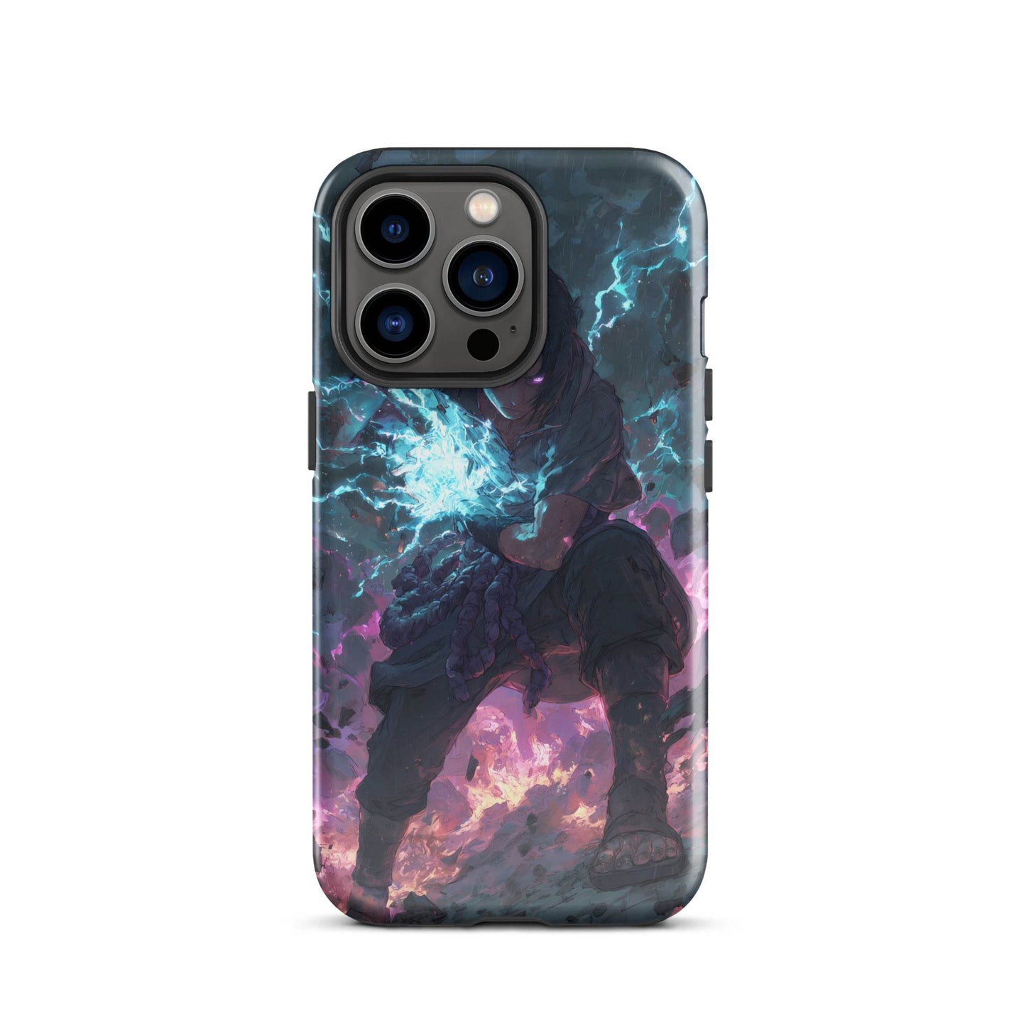Sasuke Uchiha Chidori, Naruto Shippuden Tough Case for iPhone® - Chromavolt