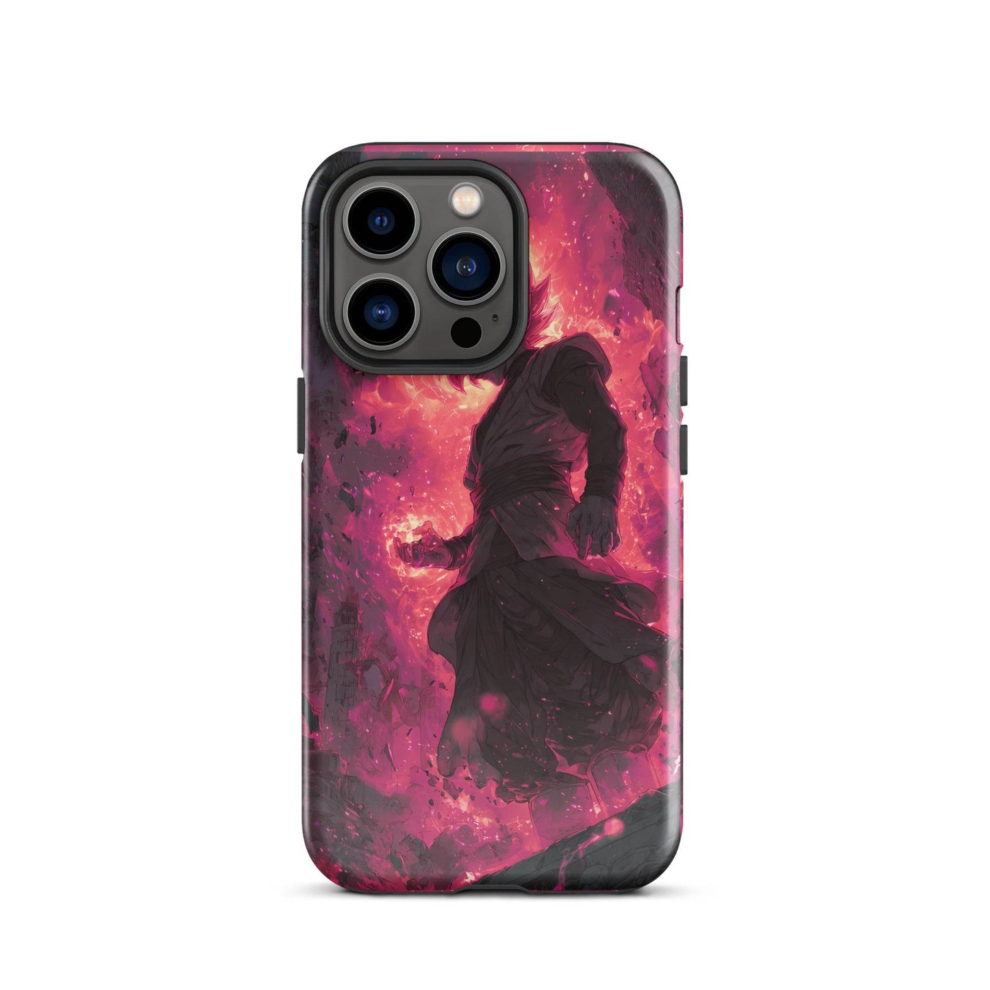 Zamasu Goku Black, Pink Rose Super Saiyan Dragon Ball Tough Case for iPhone® - Chromavolt