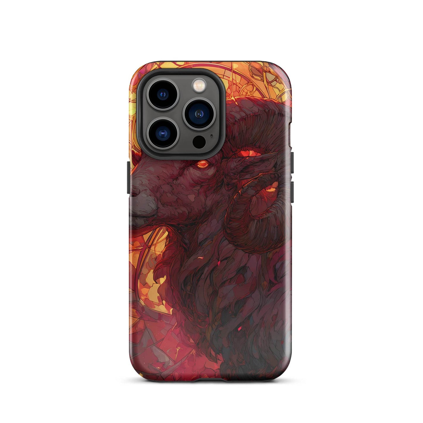 Aries Zodiac Sign Fan Art Tough Case for iPhone® - Chromavolt