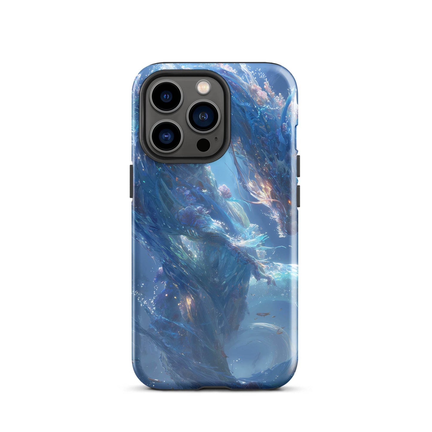 Water Dragon: The Serpent of Serenity Tough Case for iPhone® - Chromavolt