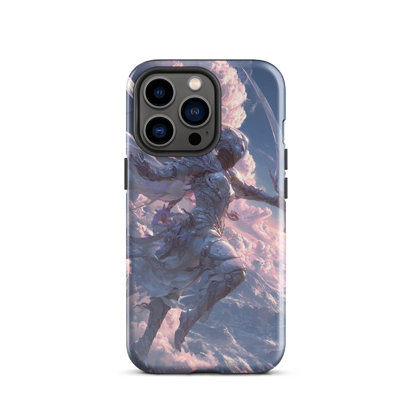 Wind Elemental Knight, Original Anime Art Tough Case for iPhone® - Chromavolt