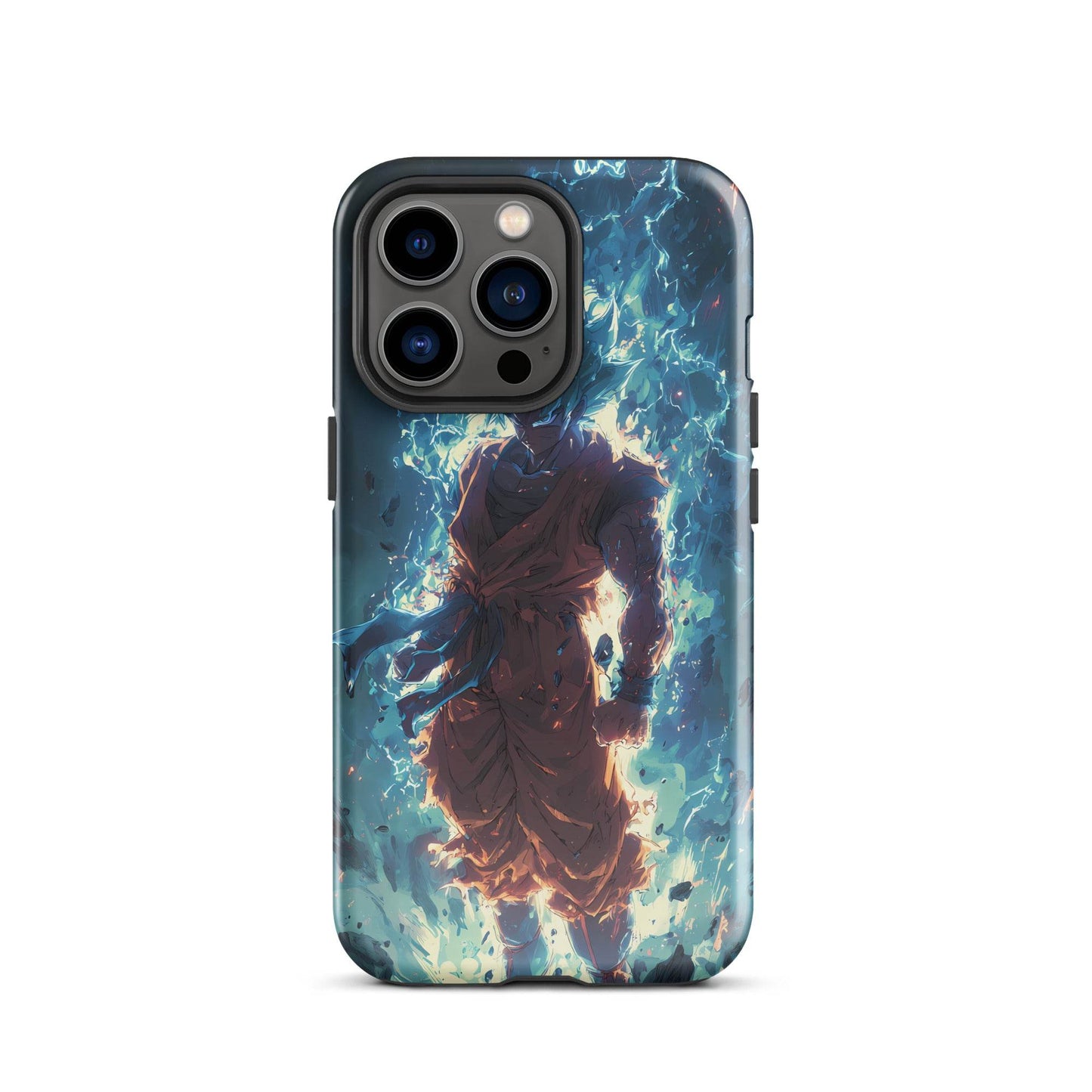 Super Saiyan Blue Goku, Dragon Ball Super Anime Fan Art Tough Case for iPhone® - Chromavolt