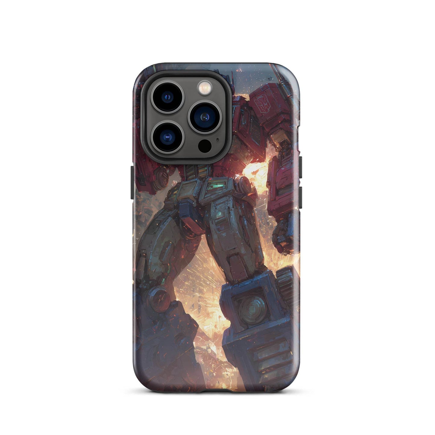 Optimus Prime Transformers Anime Fan Art Tough Case for iPhone® - Chromavolt