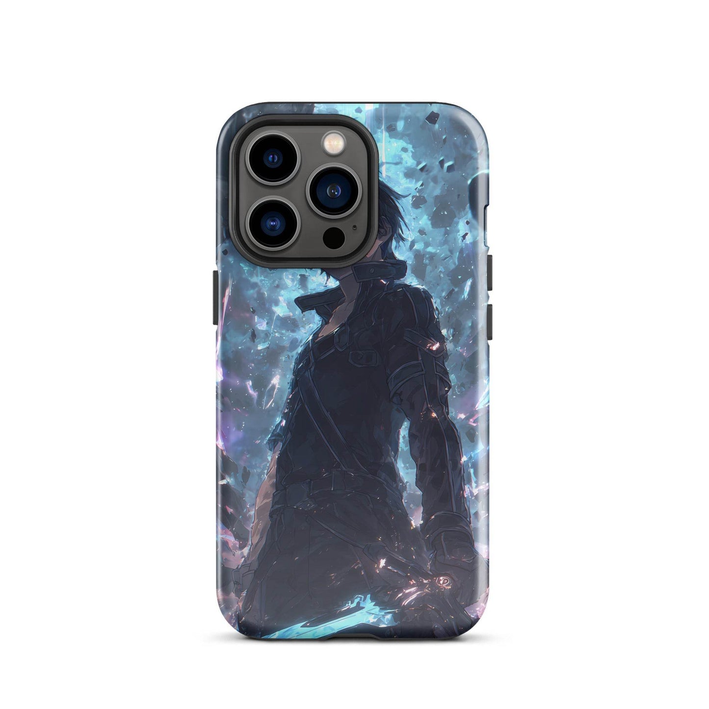 Kirito Kirigaya Sword Art Online Anime Fan Art Tough Case for iPhone® - Chromavolt