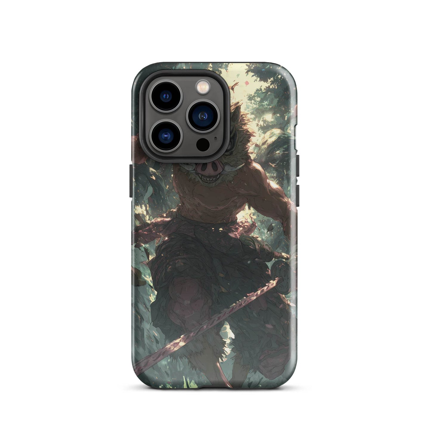 Inosuke Hashibira Demon Slayer Anime Fan Art Tough Case for iPhone® - Chromavolt