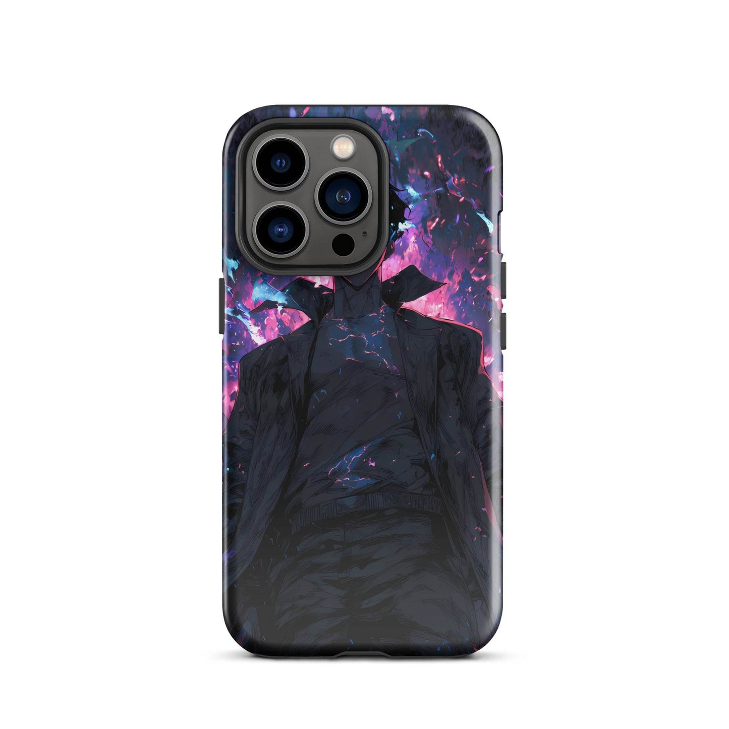 Solo Leveling Sung Jin Woo Anime Fan Art Tough Case for iPhone® - Chromavolt