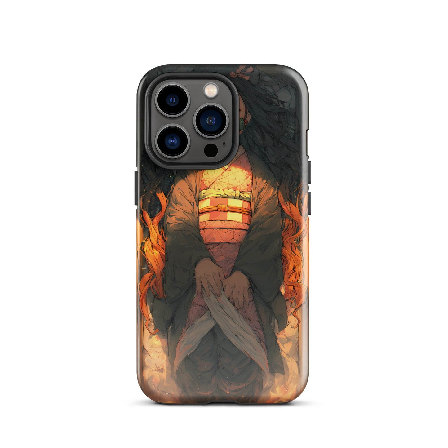 Sleeping Nezuko, Demon Slayer Anime Tough Case for iPhone® - Chromavolt