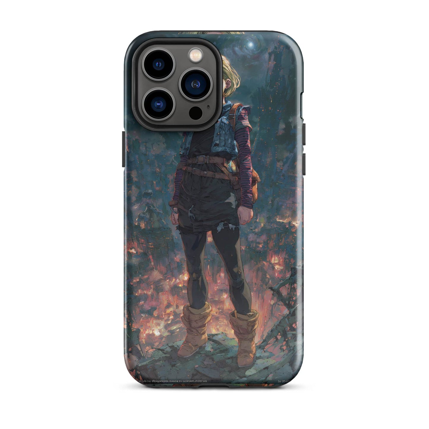 Android 18 Dragon Ball Z Anime Tough Case for iPhone® - Chromavolt