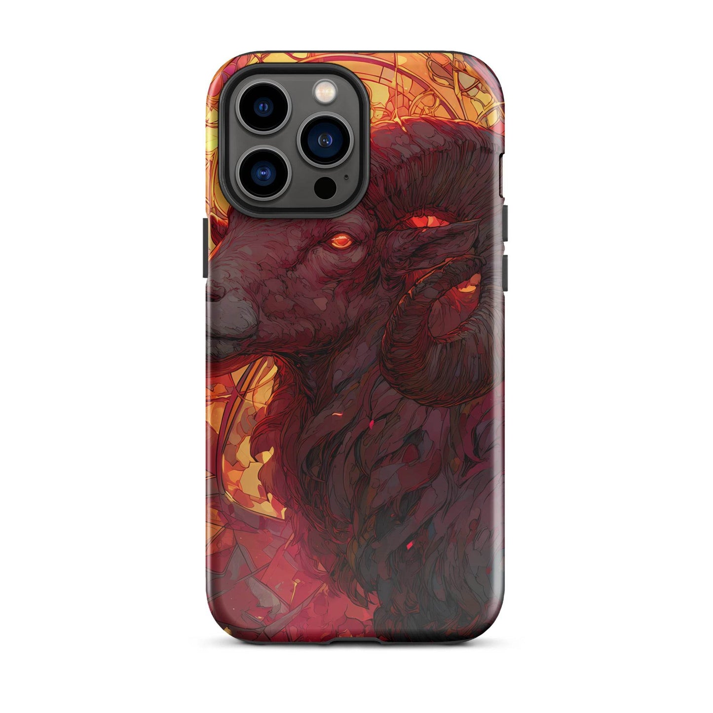 Aries Zodiac Sign Fan Art Tough Case for iPhone® - Chromavolt