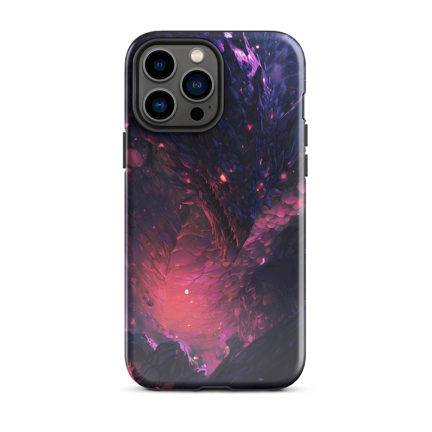 Darkness Dragon: The Void Warden Tough Case for iPhone® - Chromavolt