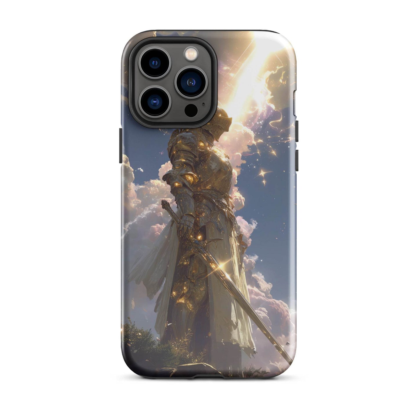 Light Elemental Knight, Original Anime Art Tough Case for iPhone® - Chromavolt