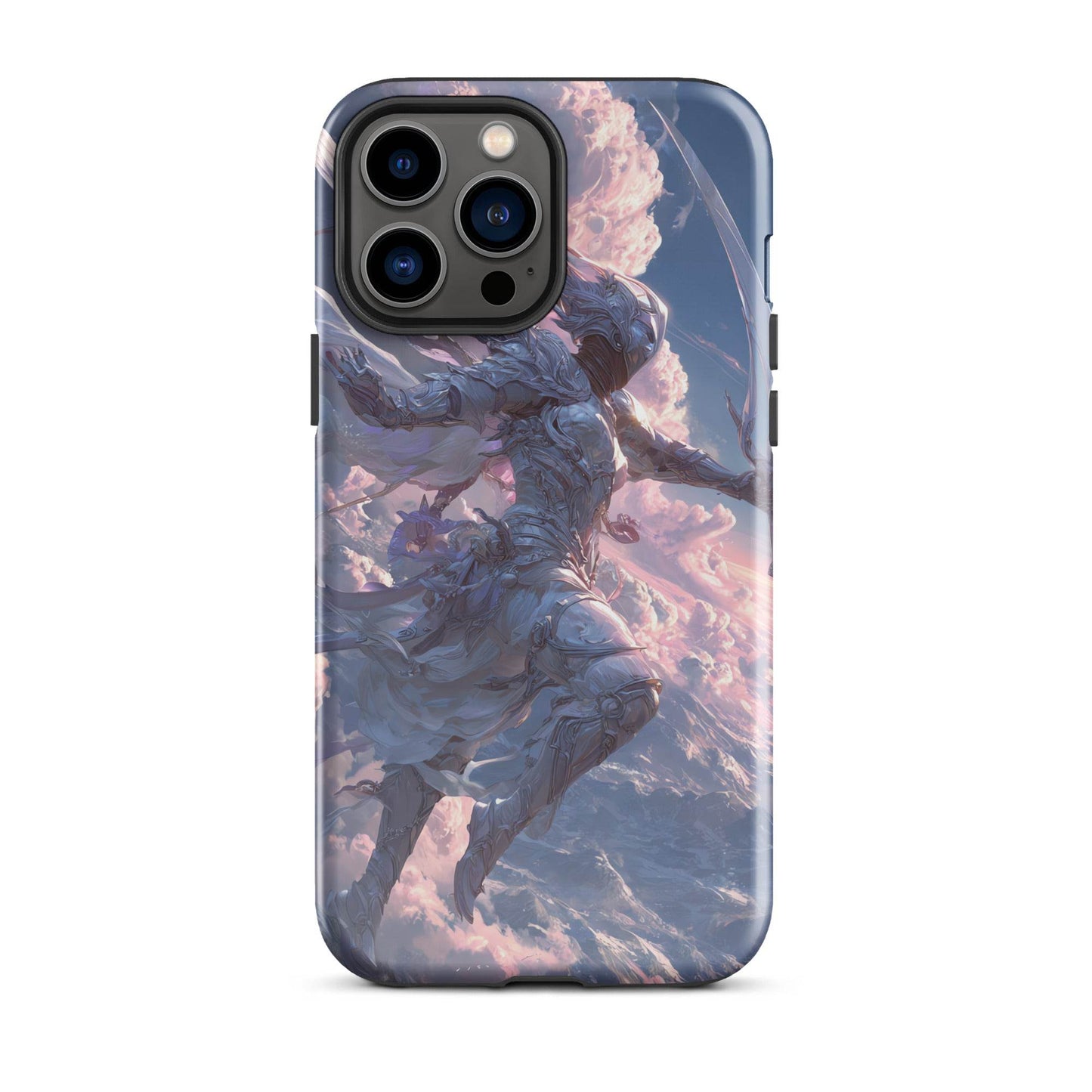 Wind Elemental Knight, Original Anime Art Tough Case for iPhone® - Chromavolt
