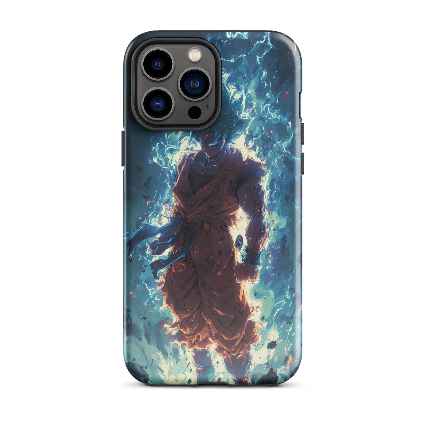 Super Saiyan Blue Goku, Dragon Ball Super Anime Fan Art Tough Case for iPhone® - Chromavolt