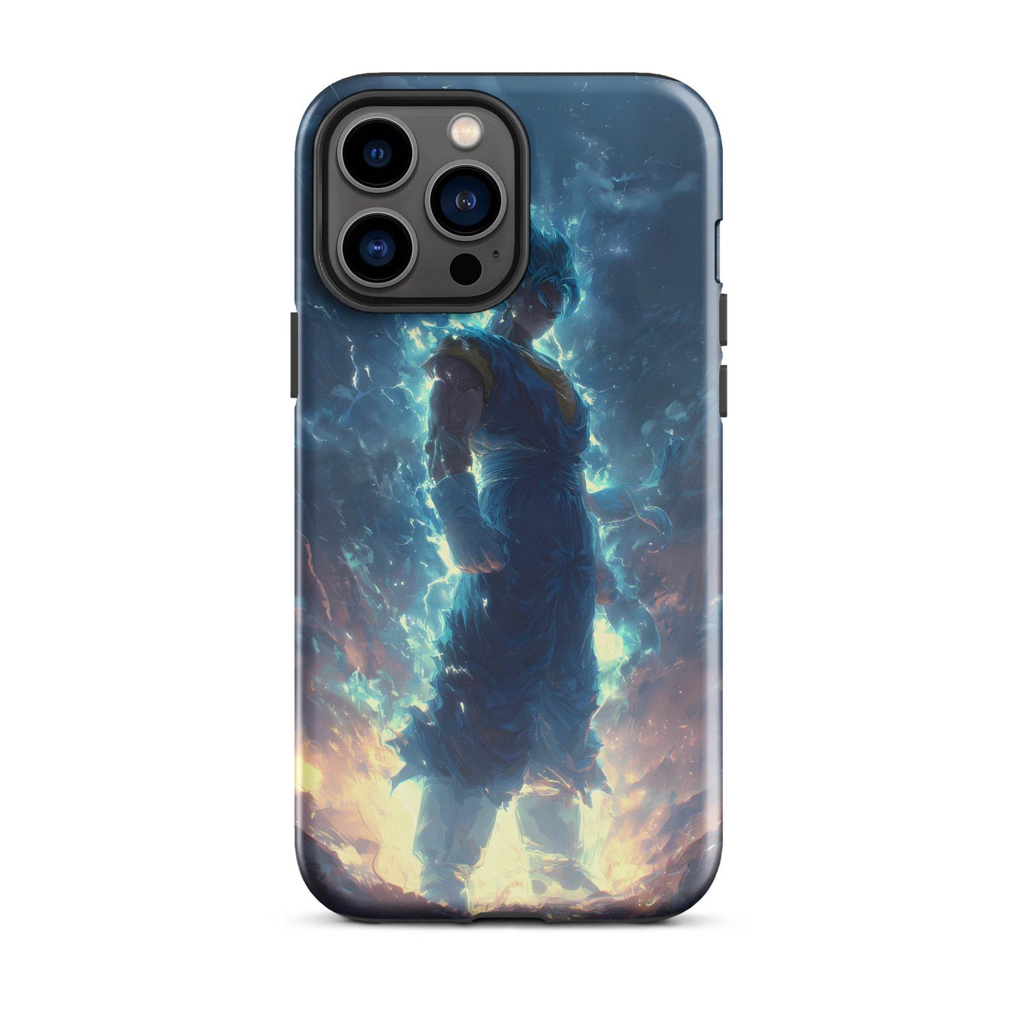 Super Saiyan Blue Vegito, Dragon Ball Super Anime Fan Art Tough Case for iPhone® - Chromavolt