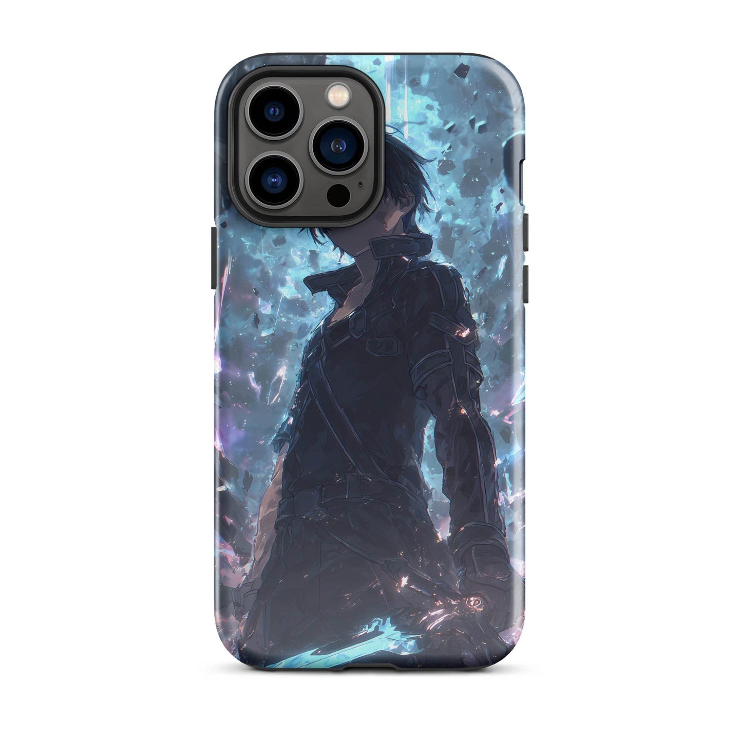 Kirito Kirigaya Sword Art Online Anime Fan Art Tough Case for iPhone® - Chromavolt