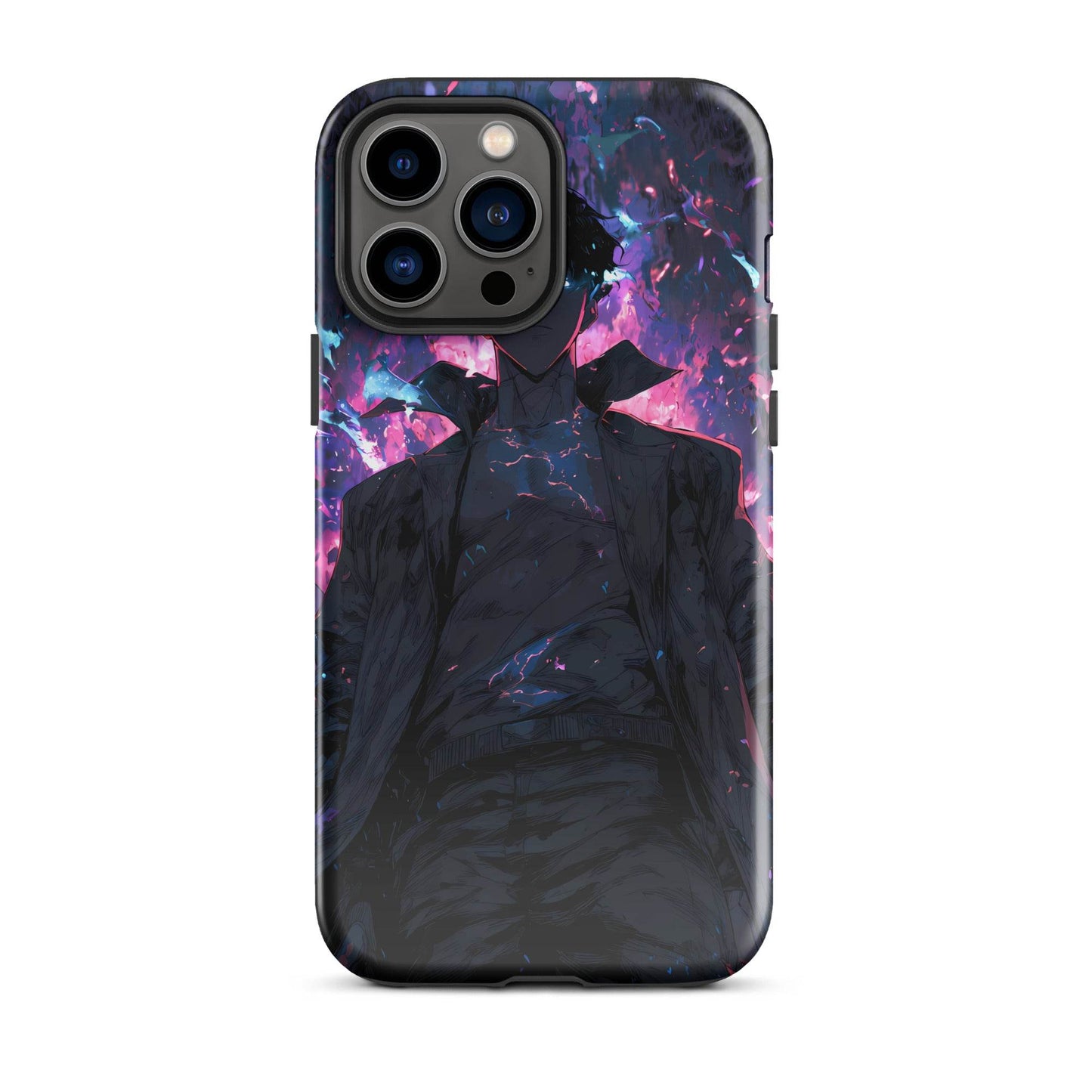 Solo Leveling Sung Jin Woo Anime Fan Art Tough Case for iPhone® - Chromavolt