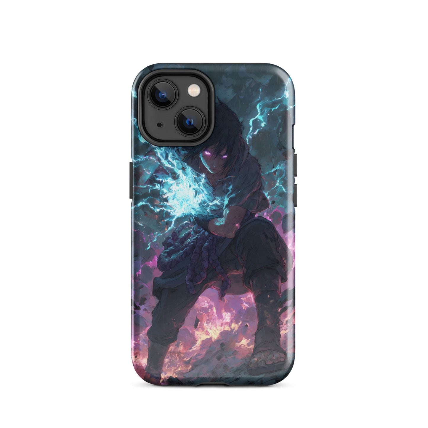 Sasuke Uchiha Chidori, Naruto Shippuden Tough Case for iPhone® - Chromavolt