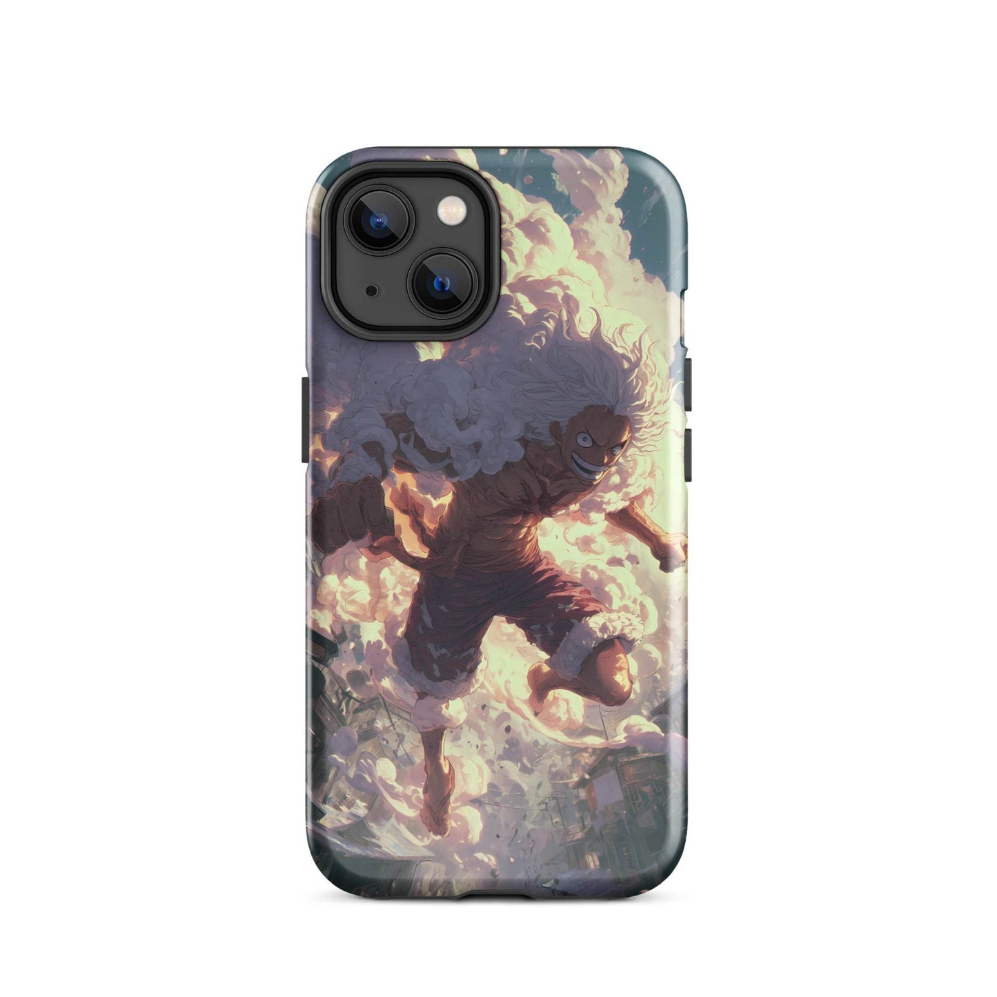 Monkey D Luffy Gear 5 Sun God Nika, One Piece Anime Tough Case for iPhone® - Chromavolt