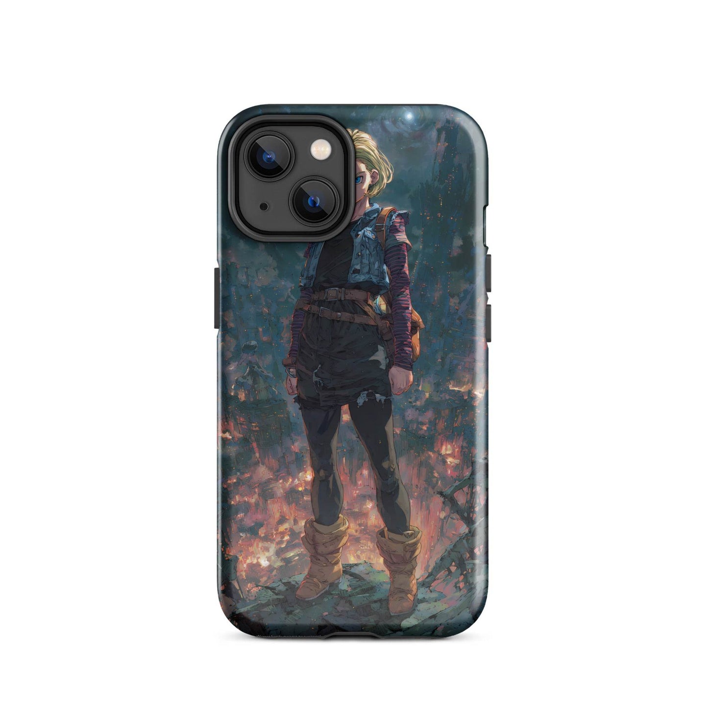 Android 18 Dragon Ball Z Anime Tough Case for iPhone® - Chromavolt