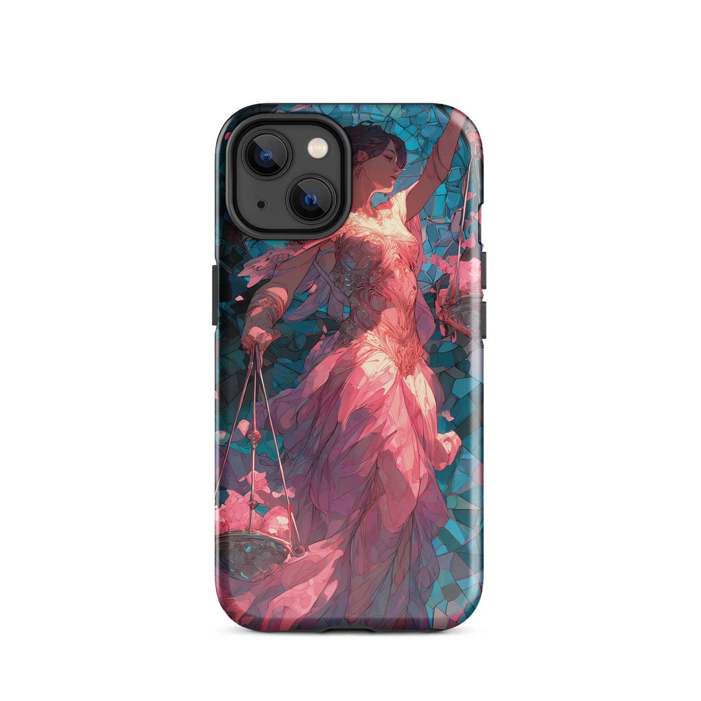 Libra Zodiac Sign Fan Art Tough Case for iPhone® - Chromavolt