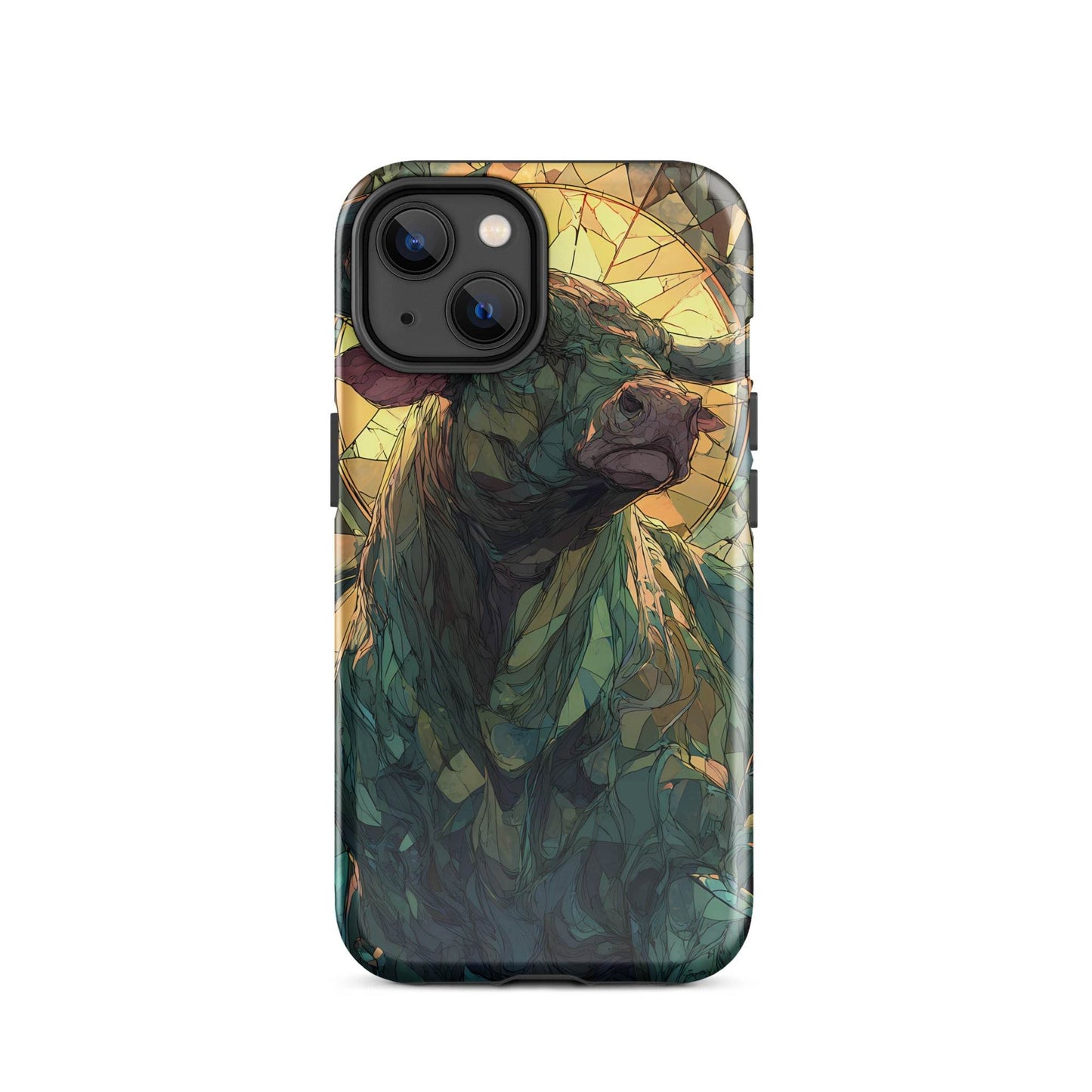 Taurus Zodiac Sign Fan Art Tough Case for iPhone® - Chromavolt