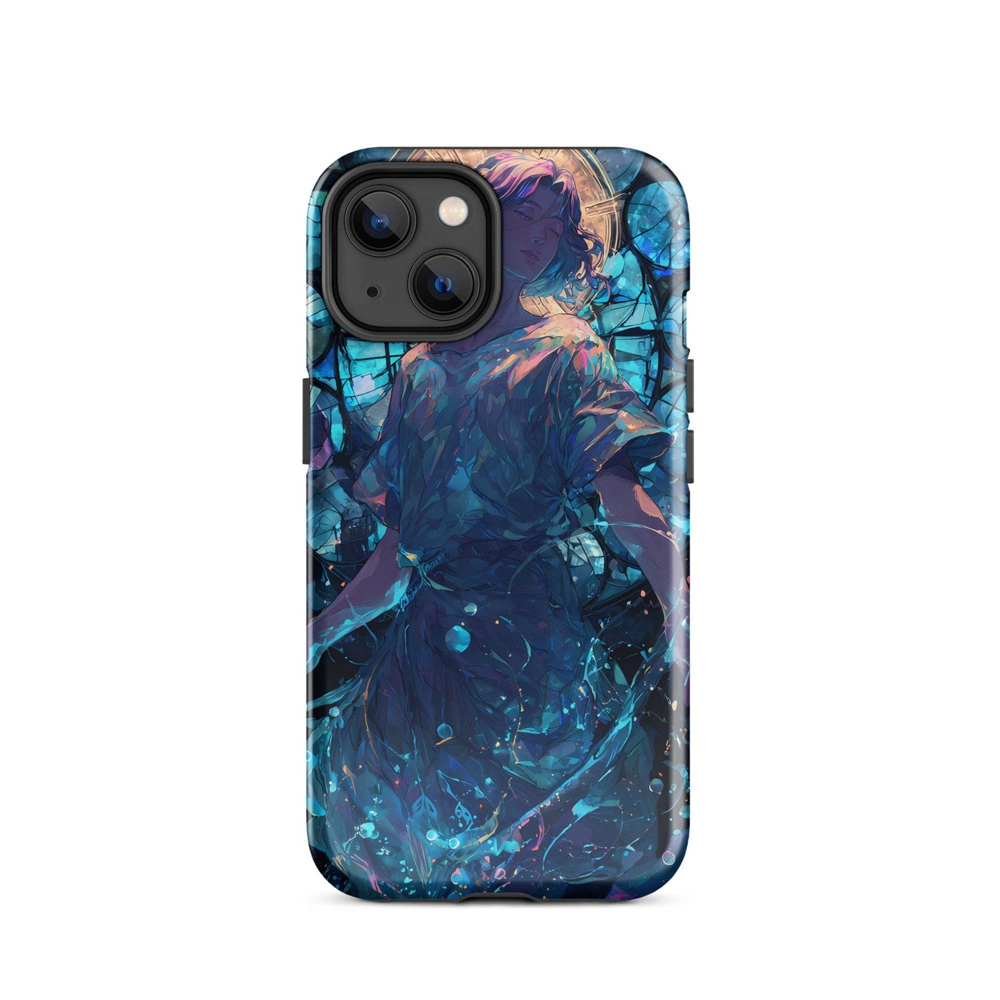 Aquarius Zodiac Sign Fan Art Tough Case for iPhone® - Chromavolt