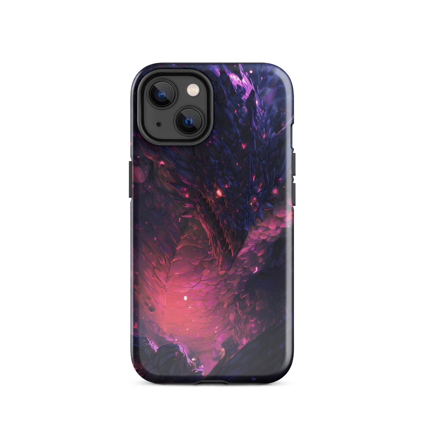 Darkness Dragon: The Void Warden Tough Case for iPhone® - Chromavolt